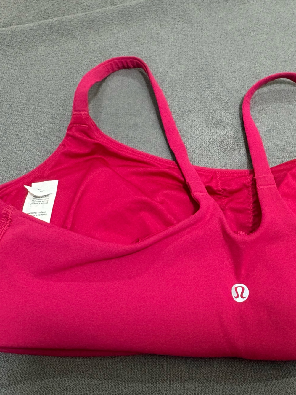 lululemon athletica Strappy Light-Support Sports Bra in Berry Pink - Picture 5 of 5